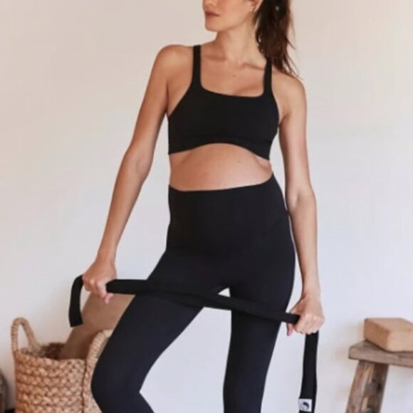 Free People Movement x Hatch Women's Sport Maternity Bra Black size M NWT $68 - Picture 1 of 8